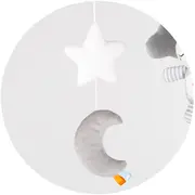 Carusel muzical pentru patut cu proiector Chipolino Hippo HUBMILD02309HIP