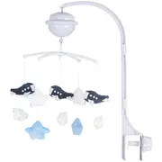 Carusel muzical pentru patut cu proiector Chipolino Planes HUBMILD02304PLA