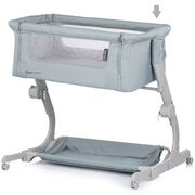 Patut co-sleeper Chipolino Eleganza cu laterala culisanta basil HUBKOSEL0253BA