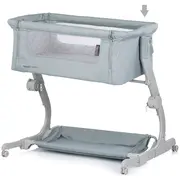 Patut co-sleeper Chipolino Eleganza cu laterala culisanta basil HUBKOSEL0253BA