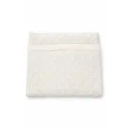 Set bebe tricotat 6 piese alb paturica vesta bluza pantaloni caciula botosei trpb0175