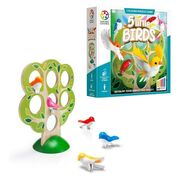 Smart games - 5 little birds, joc de logica cu 60 de provocari, 5+ ani, editie lb. romana - okesg039ro