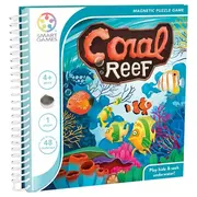 Smart games - coral reef, joc de logica cu 48 de provocari, 4+ ani, editie internationala - okesgt221-8