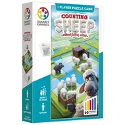 Smart games - counting sheep, joc de logica cu 60 de provocari, 7+ ani, editie internationala - okesg452
