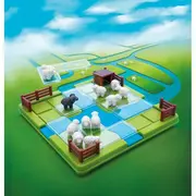 Smart games - counting sheep, joc de logica cu 60 de provocari, 7+ ani, editie internationala - okesg452