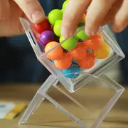 Smart games - cube puzzler pro, joc de logica cu 80 de provocari, 10+ ani, editie lb. romana - okesg413ro