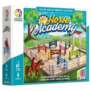 Smart games - horse academy, joc de logica cu 80 de provocari, 7+ ani, editie lb. romana - okesg097ro