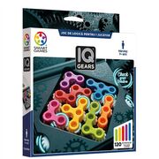 Smart games - iq gears, joc de logica cu 120 de provocari, 7+ ani, editie lb. romana - okesg307ro