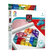Smart games - iq love, joc de logica cu 120 de provocari, 7+ ani, editie lb. romana - okesg302ro