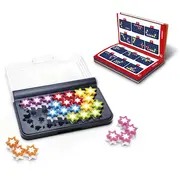 Smart games - iq stars, joc de logica cu 120 de provocari, 6+ ani, editie lb. romana - okesg411ro