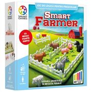 Smart games - smart farmer, joc de logica cu 60 de provocari, 4+ ani, editie lb. romana - okesg091ro