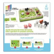 Smart games - smart farmer, joc de logica cu 60 de provocari, 4+ ani, editie lb. romana - okesg091ro