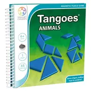 Smart games - tangoes animals, joc de logica cu 48 de provocari, 6+ ani, editie internationala - okesgt121-8