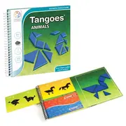 Smart games - tangoes animals, joc de logica cu 48 de provocari, 6+ ani, editie internationala - okesgt121-8