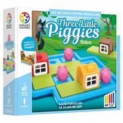 Smart games - three little piggies - deluxe, joc de logica cu 48 de provocari, 3+ ani, editie lb. romana - okesg023ro