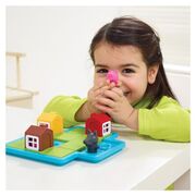Smart games - three little piggies - deluxe, joc de logica cu 48 de provocari, 3+ ani, editie lb. romana - okesg023ro