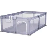 Tarc de joaca Chipolino Lotus 180x120 cm grey HUBKOILS0251GY