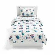 Lenjerie bumbac ranforce pat 3 piese copii 2-8 ani Angel si Stitch pentru saltele 140x70 cm ASC6427968006631