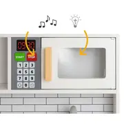 Bucatarie din lemn Esket Grey – Milly Mally, 3 ani+