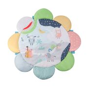 Saltea educationala 2in1, TinyMini, Floare Zoo