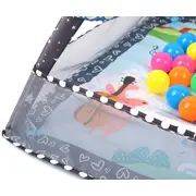 Saltea educationala 2in1, TinyMini, Tarc cu Mingi