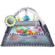 Saltea educationala 2in1, TinyMini, Tarc cu Mingi
