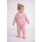 Set 3 piese my bella cu hanorac si pantaloni cu buline, tinuta confortabila pentru fetite bp2599333-1-33