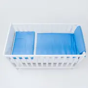 Set lenjerie 6 piese pentru patut, Blue