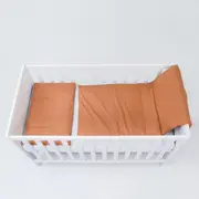 Set lenjerie 6 piese pentru patut, Brown