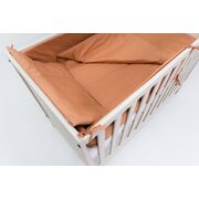 Set lenjerie 6 piese pentru patut, Brown