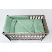 Set lenjerie 6 piese pentru patut, Mint
