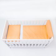 Set lenjerie pentru patut 6 piese, Peach