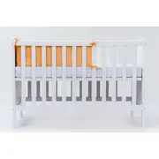 Set lenjerie pentru patut 6 piese, Peach