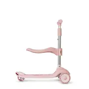 Trotineta Evolutiva 2 In 1 Saro , œcool Rider,   Pink, 12 Luni+, Pliabila, Cu Scaunel, Bluetooth + Difuzor, Roti Led, Frana Spate, Max. 50 Kg Pjb89101