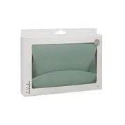 Baveta din silicon cu buzunar colector pentru hranire, Platinum Sage Green