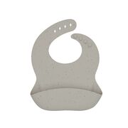 Baveta din silicon cu buzunar colector pentru hranire, Platinum Sand