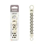 Bibs - lantisor clip loop pentru suzeta, studio collection polka dots, ivory black bbb950134216