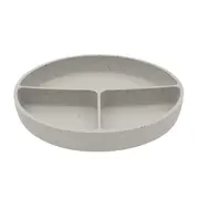 Farfurie compartimentata cu baza cu ventuza pentru bebelusi 600 ml, Sand