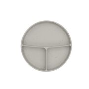 Farfurie compartimentata cu baza cu ventuza pentru bebelusi 600 ml, Sand