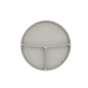 Farfurie compartimentata cu baza cu ventuza pentru bebelusi 600 ml, Sand