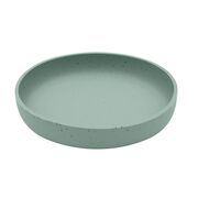 Farfurie pentru bebelusi din silicon alimentar 400ml, Platinum Sage Green