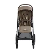 Joie - carucior pentru copii multifunctional 3 in 1 chrome 2 cashew (carucior chrome 2 cashew + landou chrome cashew + scoica i-snug cashew) bbbt1201jacsw000