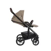 Joie - carucior pentru copii multifunctional 3 in 1 chrome 2 cashew (carucior chrome 2 cashew + landou chrome cashew + scoica i-snug cashew) bbbt1201jacsw000