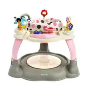 Milly Mally Centru de Activitati 360&deg;, Scaun Rotativ, Inaltime Reglabila, Twist Pastel Dots