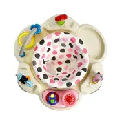 Milly Mally Centru de Activitati 360&deg;, Scaun Rotativ, Inaltime Reglabila, Twist Pastel Dots
