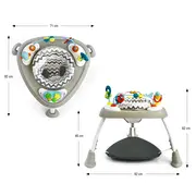 Milly Mally Jumper & Centru de Activitati 360&deg;, Functie Saritor, Inaltime Reglabila, Bounzee Grey