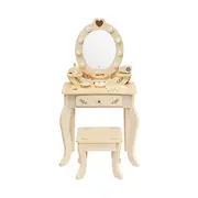 Milly Mally Masuta de Machiaj Copii, Oglinda LED & Accesorii, Elly Natural