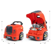 N-GINE &ndash; motor auto demontabil, jucarie educativa STEM (3+), Milly Mally, Red
