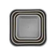 Set 4 cutii pentru pranz, Kitty Cat Grey, Kikka Boo