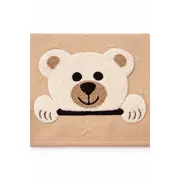 Set nou nascut 10 piese bumbac crem cu ursulet haine complete bebe cadou maternitate trpb0191